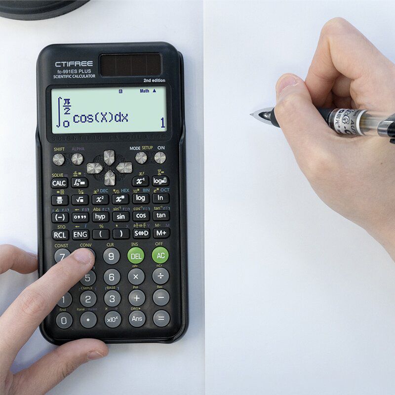 Scientific Calculator with 417 FunctionsFunction calculator complex equation solver portable scientific calculator school office stationery multifunctional stationery scientific tool