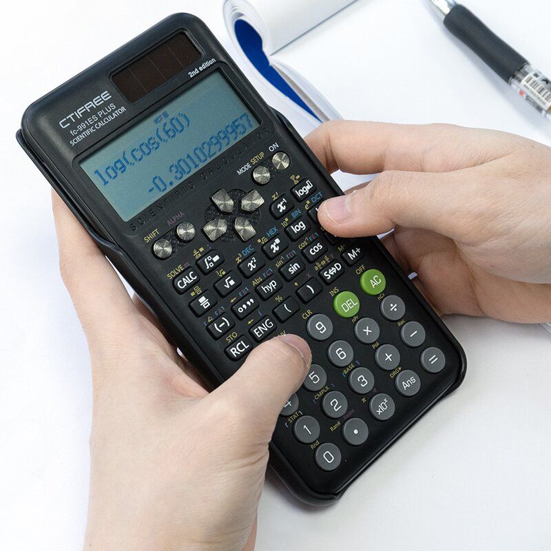 Scientific Calculator with 417 FunctionsFunction calculator complex equation solver portable scientific calculator school office stationery multifunctional stationery scientific tool