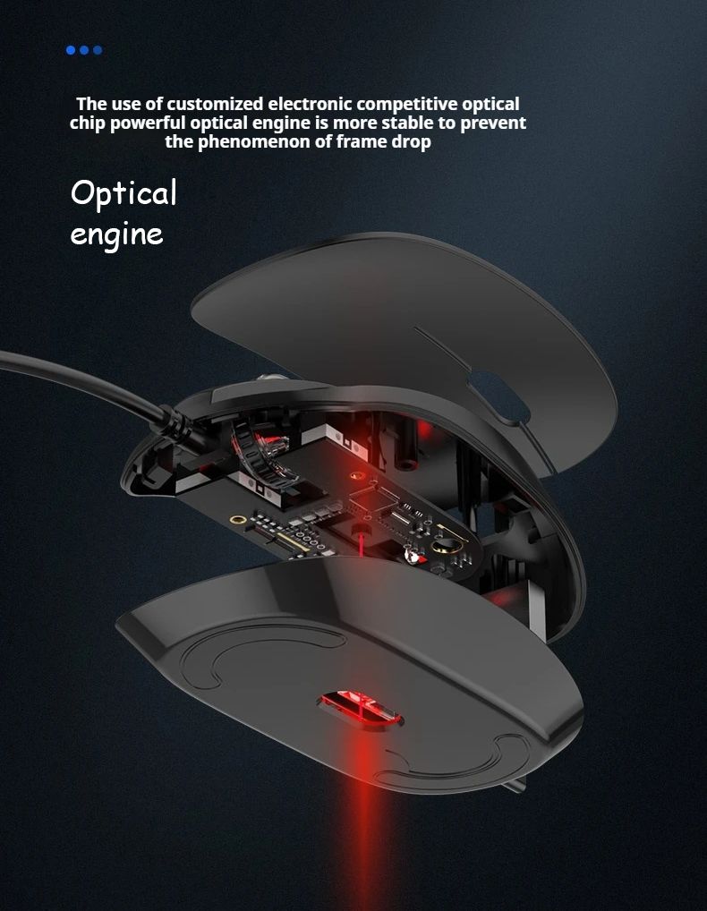 Mouse Computer wired mouse Business office game home desktop notebook USB mouse Computer Accessories For all computers