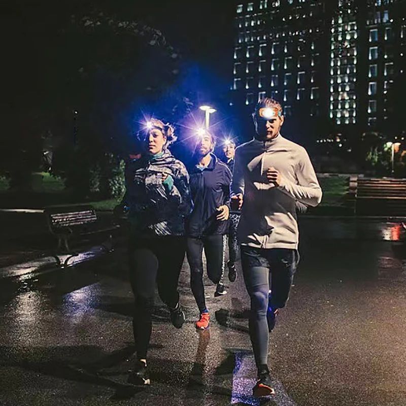 Powerful Headlamp LED Sensor Strong Light Headlamp Mini USB Rechargeable Flashlight Head Light Portable Camping Search Light Outdoor running camping headlamp night fishing lighting strong light