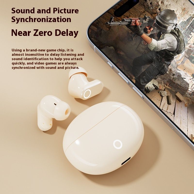 New Wireless Bluetooth Earphone TWS True Wireless In-ear Earbuds Stereo Digital Display 5.4 Long Battery Life Noise Reduction Earpods