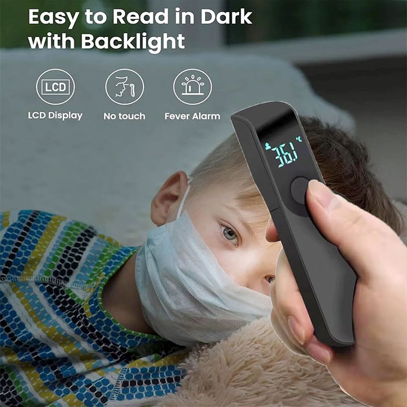 New Upgrades Household Infrared Thermometer Digital LCD Body Measurement Kid Adult Fever IR Children Non-Contact Tmedical Health Monitors Thermometers Health Care Medical Equipment