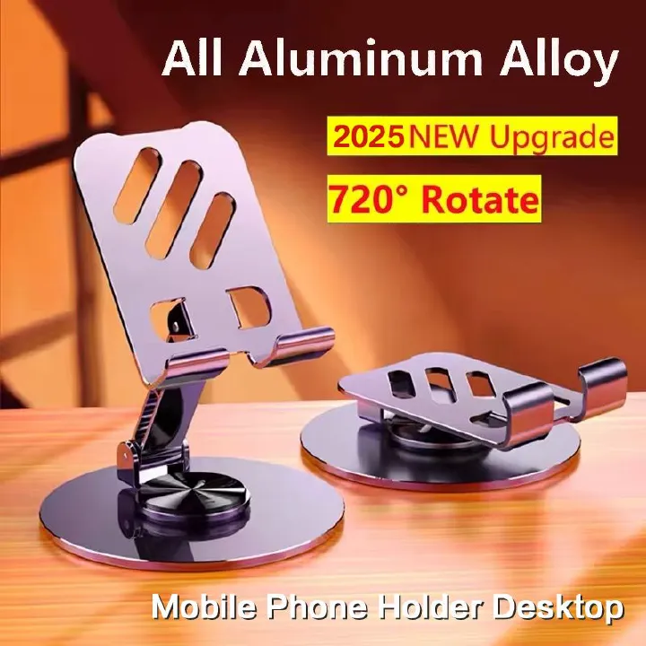 Universal Desktop Mobile Phone Holder Stand For Phone/Pad/tablet Metal desktop mobile phone holder aluminum alloy folding mobile phone holder Live broadcast/TV series Mobile Phone Holder Desktop