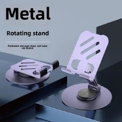 Universal Desktop Mobile Phone Holder Stand For Phone/Pad/Tablet Metal Desktop Mobile Phone Holder Aluminum Alloy Folding Mobile Phone Holder Live Broadcast/TV Series Mobile Accessories Tripods Mounts