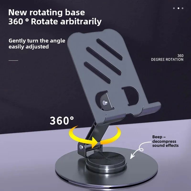 Universal Desktop Mobile Phone Holder Stand For Phone/Pad/tablet Metal desktop mobile phone holder aluminum alloy folding mobile phone holder Live broadcast/TV series Mobile Phone Holder Desktop