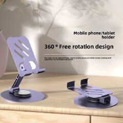 Universal Desktop Mobile Phone Holder Stand For Phone/Pad/Tablet Metal Desktop Mobile Phone Holder Aluminum Alloy Folding Mobile Phone Holder Live Broadcast/TV Series Mobile Accessories Tripods Mounts