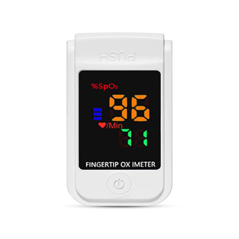 Portable Finger Pulse Oximeter Blood Oxygen Heart Rate Saturation Meter Fingertip Oximetro Pulse Oximeter Finger Clip Pulse Monitor Home Monitoring Pulse Oximeter Blood Oxygen Saturation Detector Clip
