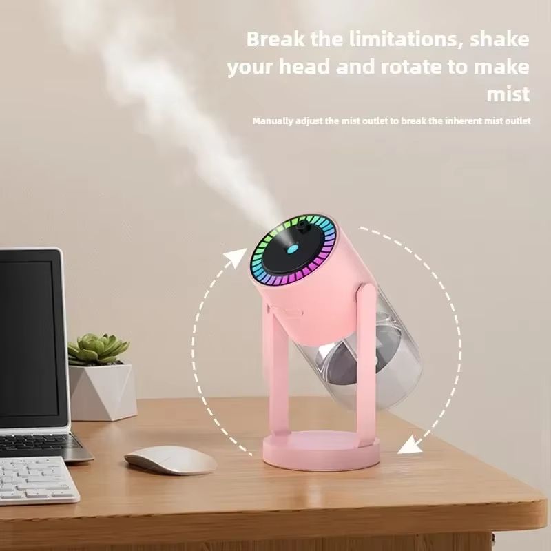 Romantic Starry Sky Lamp Humidifiers Aroma Diffuser For Room Usb Electric Mini Air Cooler Cotton Filter Diffuser Ultrasonic Air Humidifier Essential Oil Diffuser Car Purifier Aroma Anion Mist Maker