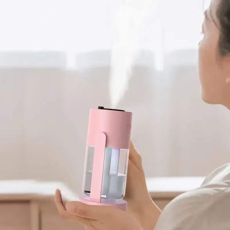 Romantic Starry Sky Lamp Humidifiers Aroma Diffuser For Room Usb Electric Mini Air Cooler Cotton Filter Diffuser Ultrasonic Air Humidifier Essential Oil Diffuser Car Purifier Aroma Anion Mist Maker