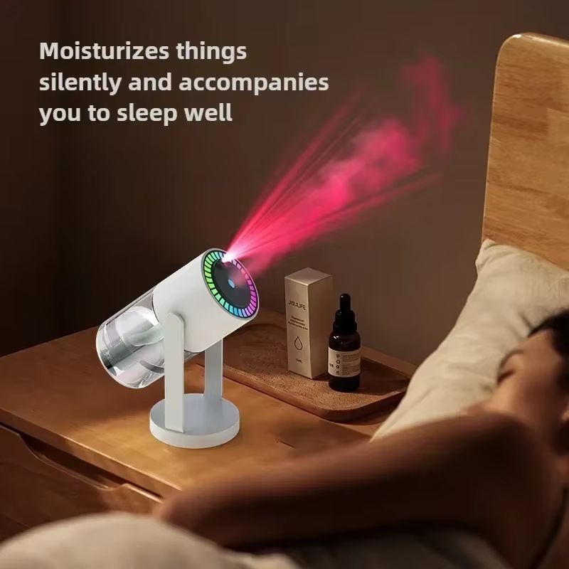 Romantic Starry Sky Lamp Humidifiers Aroma Diffuser For Room Usb Electric Mini Air Cooler Cotton Filter Diffuser Ultrasonic Air Humidifier Essential Oil Diffuser Car Purifier Aroma Anion Mist Maker