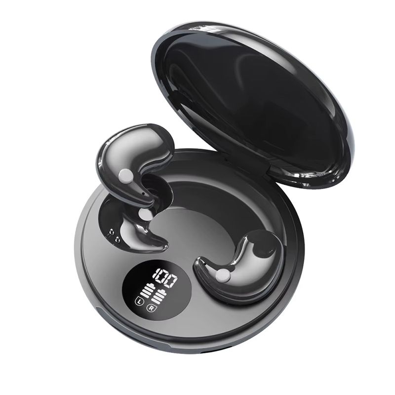 Wireless Sleep Invisible Earbuds Bluetooth 5.4 Mini In-ear Noise Reduction Earpods Gaming Sport Waterproof Bluetooth Earphone HiFi Stereo Sound Music TWS Headphones with Mic