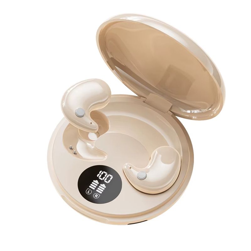 Wireless Sleep Invisible Earbuds Bluetooth 5.4 Mini In-ear Noise Reduction Earpods Gaming Sport Waterproof Bluetooth Earphone HiFi Stereo Sound Music TWS Headphones with Mic
