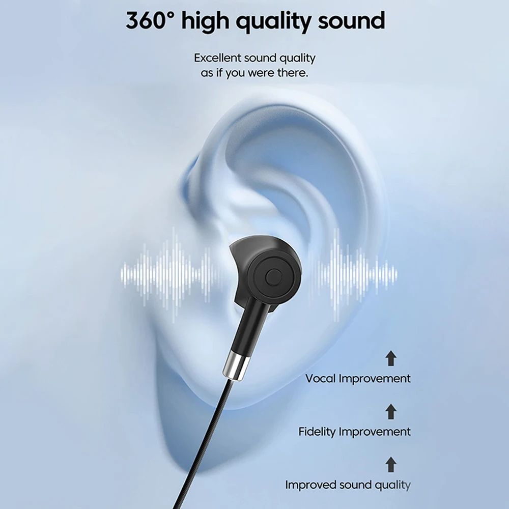 S10 Brand Sports Earphones Neckband Noise Reduction Earpods New Digital Wireless Bluetooth In-ear Earbuds Ultra Long Battery Life Standby Ear Return Monitoring Card Insertion Bluetooth Headphones
