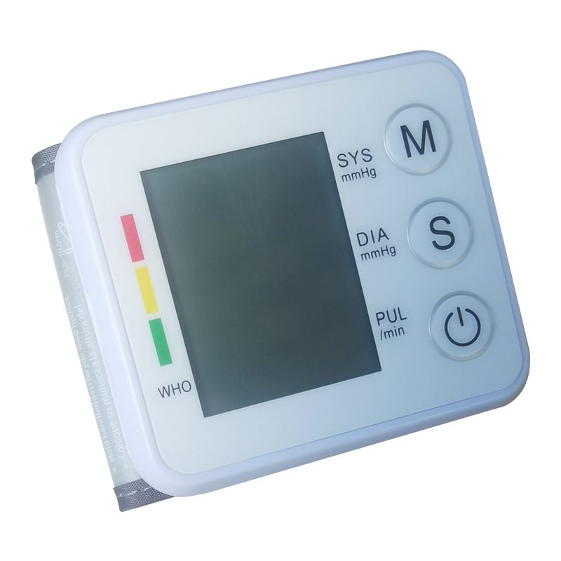 Blood Pressure Monitors Portable LCD Digital Upper Arm Measuring Tool Fully Automatic High-precision Medical Equipment Heart Rate Pulse Meter Sphygmomanometer Tensiometer Health Monitors