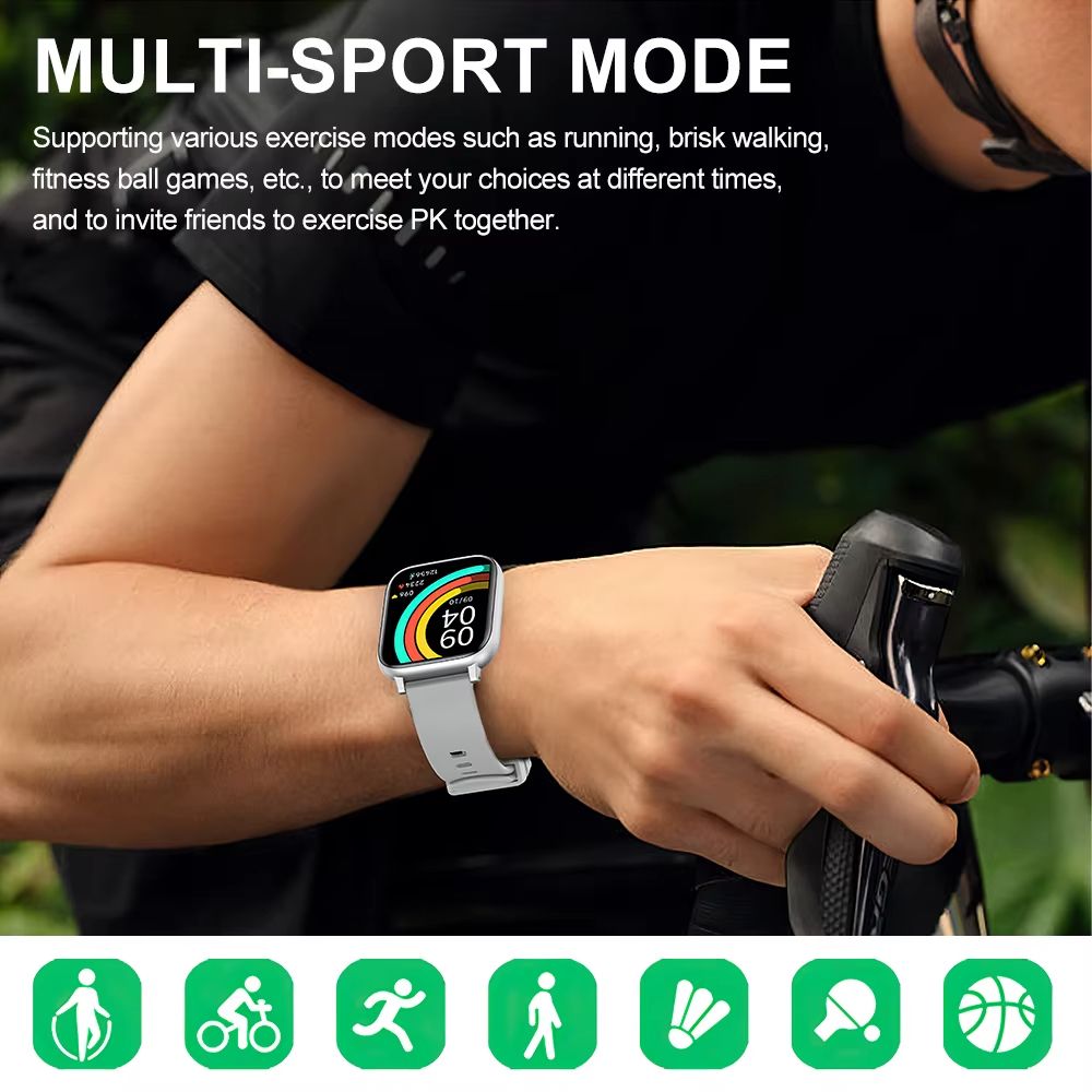 New Arrival Smart Watch Men/Women Outdoor Sports Smartwatches Bluetooth Call Heart Rate Blood Pressure Monitoring Fitness Tracker Bracelet For Smartphones Smart Watch