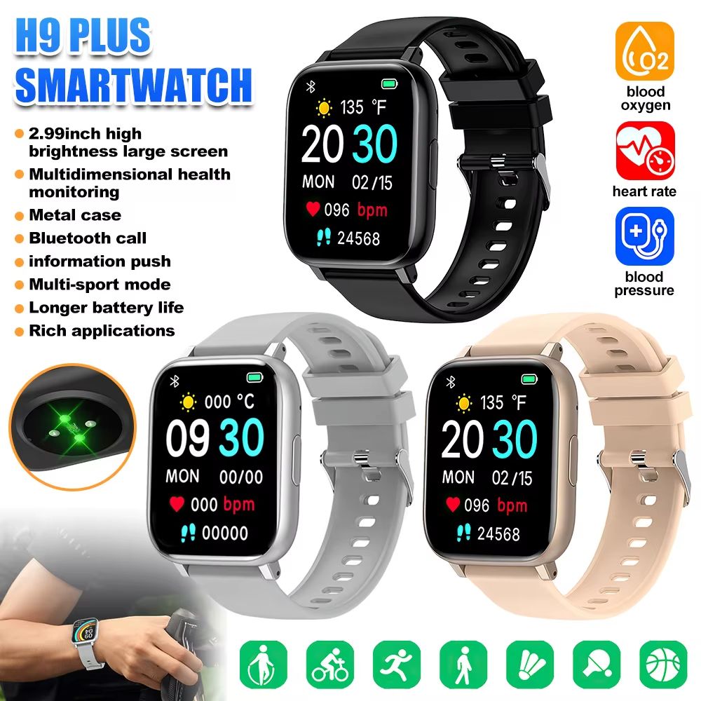 New Arrival Smart Watch Men/Women Outdoor Sports Smartwatches Bluetooth Call Heart Rate Blood Pressure Monitoring Fitness Tracker Bracelet For Smartphones Smart Watch