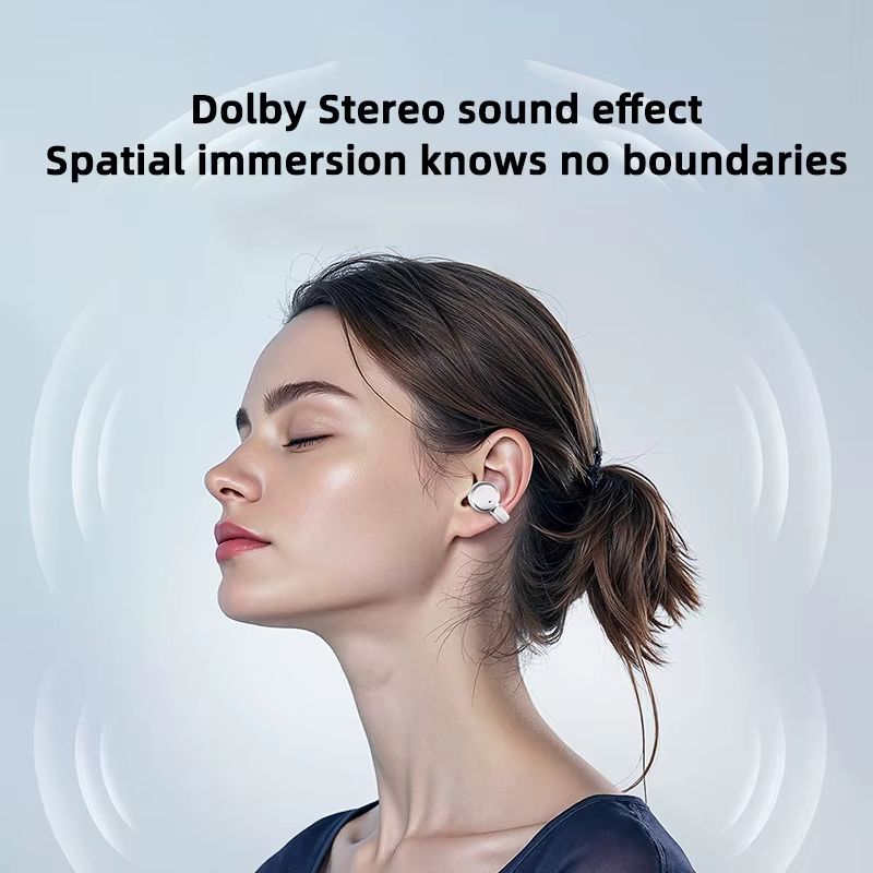 New 2 in 1 Bluetooth Earphones Noise Reduction Earbuds Two Pairs Of Headphones New Arrival Q10 Couple Wireless Earpods Digital Display Power Sports Long Battery Ear Clip Earphone