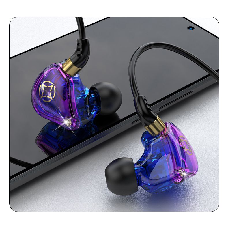 KCKZ Brand Sports Earphone New Upgrade Wired Earphone In-ear Reduction HiFi Sound Noise Canceling Fever Heavy Bass Earbuds Gaming Earphone With Microphone Headphones High-fidelity in-line Remote