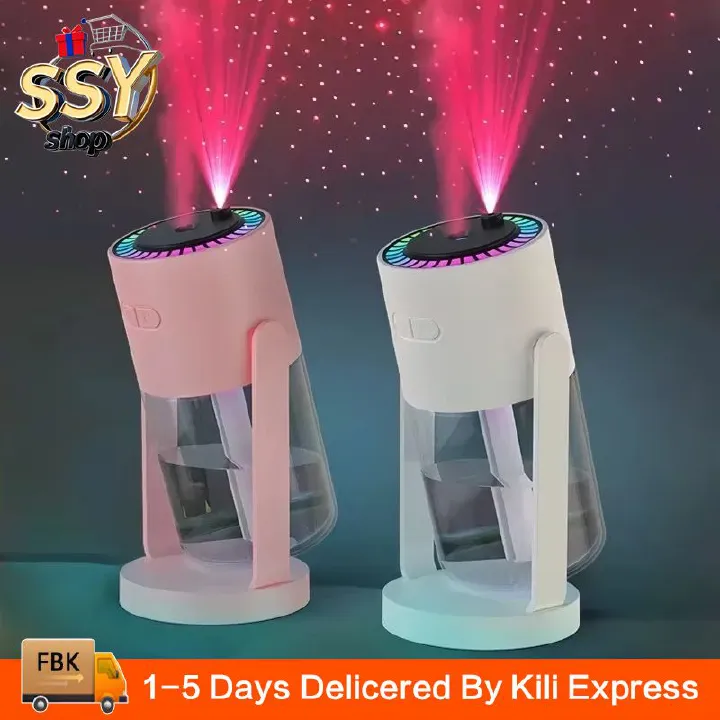 Romantic Starry Sky Lamp Humidifiers Aroma Diffuser For Room Usb Electric Mini Air Cooler Cotton Filter Diffuser Ultrasonic Air Humidifier Essential Oil Diffuser Car Purifier Aroma Anion Mist Maker