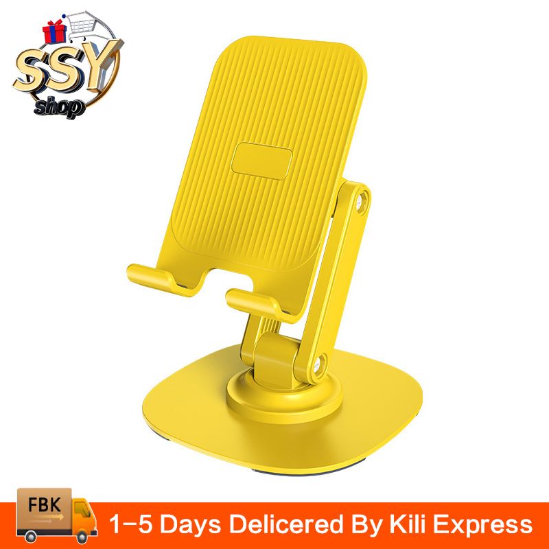 New Upgraded Portable Mobile Phone Holders Tablet Stand for Phone, Dual-axis Metal Base,Angle Height Adjustable Phones Stand,Tripods Mounts, Foldable Cell Phone Stand for Desk Mounts Stands