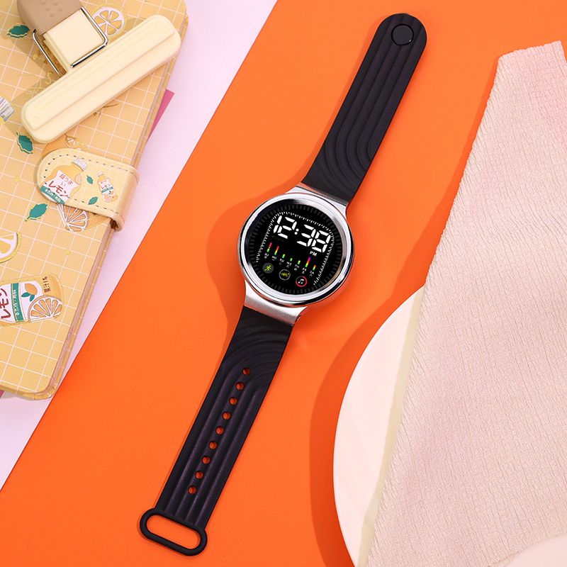 New T9 Stress-Relief Rotating Watch Hot LED Digital Watch Sports Watches Electronic Clock Casual Silicone Wristwatches Sport Wrist Watch For Man Woman Kids Birthday Gift Men Watches Women Wrist watch