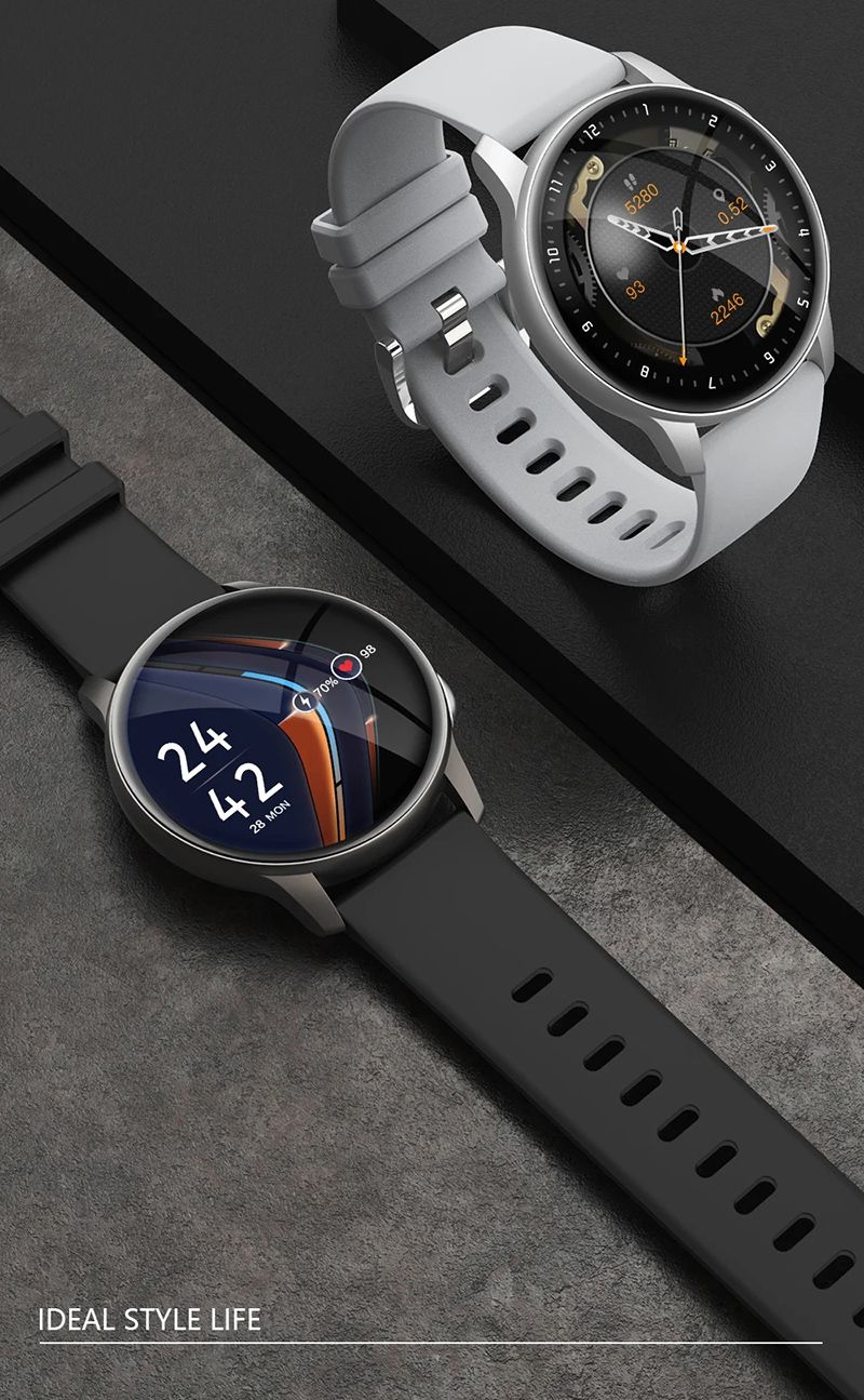 Men Smartwatch Bluetooth Call Watches Sports Fitness Waterproof Men Smart Watch Heart Rate And Blood Pressure Monitoring Compatible With Android And IOS