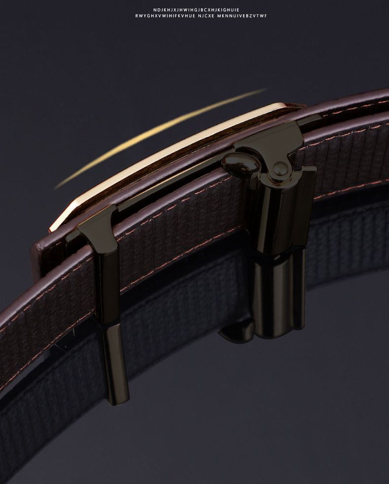 Hot Selling Men Belts Crocodile Pattern Men's Belt High-Quality Automatic Buckle Belt Fashionable Trendy Men's Accessories Casual Business Jeans Belts, Luxury Designer Brands for Men