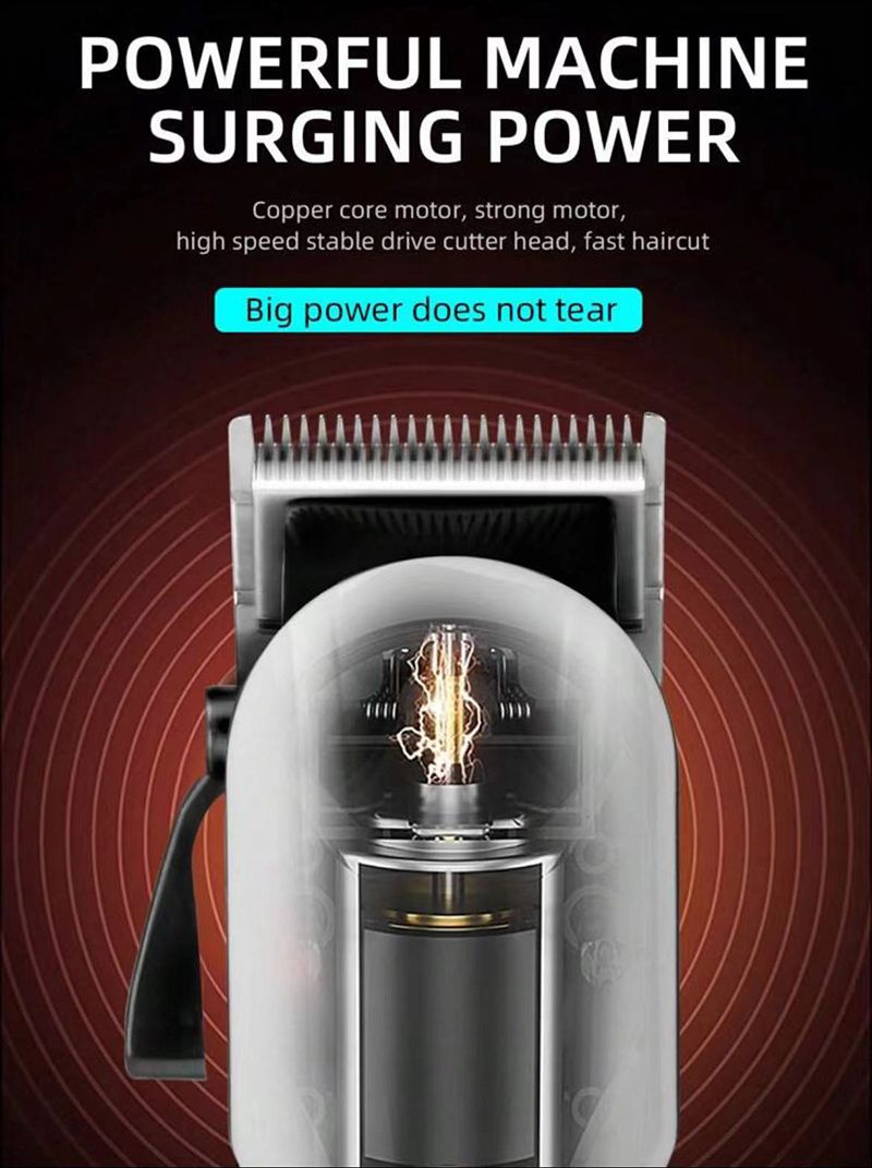 New Model Rechargeable Hair Clipper With High-quality LCD Display Suitable Hair Cutting Machine For Home Use Hair Salons And Professional Barbershops Hair Trimmers