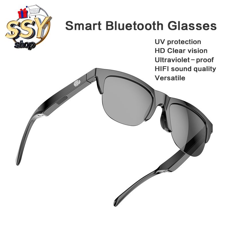 Smart Glasses New Men Women Bluetooth Wireless Sunglasses F06 Touch Wireless Headphone Smart Sunglasses Anti-glare TWS Anti-Blu-ray Stereo Music Player Headset Dual Speaker Wireless Earphone