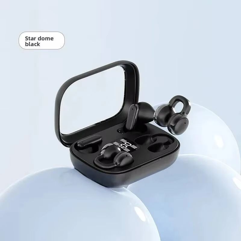 New 2 in 1 Bluetooth Earphones Noise Reduction Earbuds Two Pairs Of Headphones New Arrival Q10 Couple Wireless Earpods Digital Display Power Sports Long Battery Ear Clip Earphone