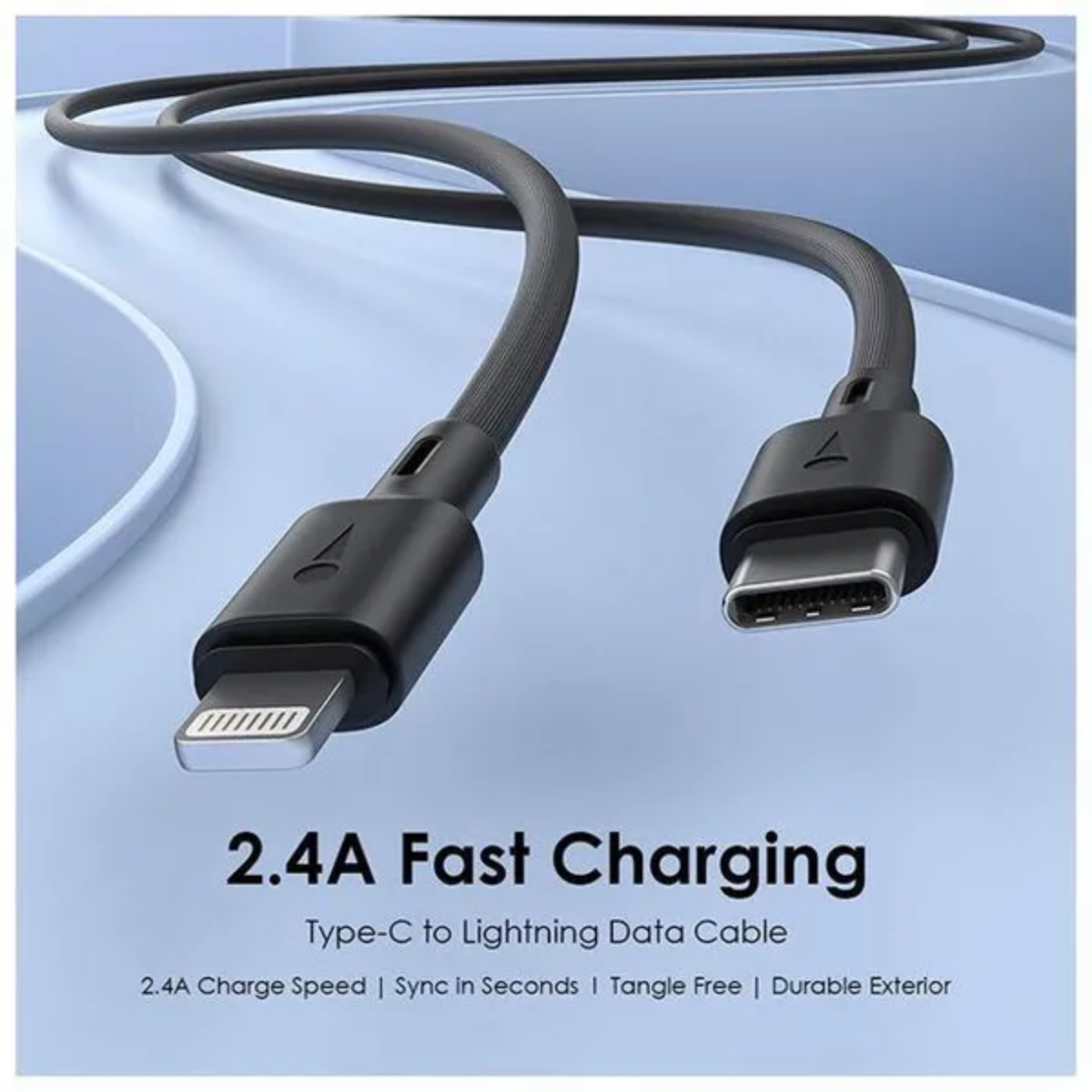 Safe and Reliable Fast Charging  oraimo FastLine  1M Cable C to L With High-Speed Data Transfer