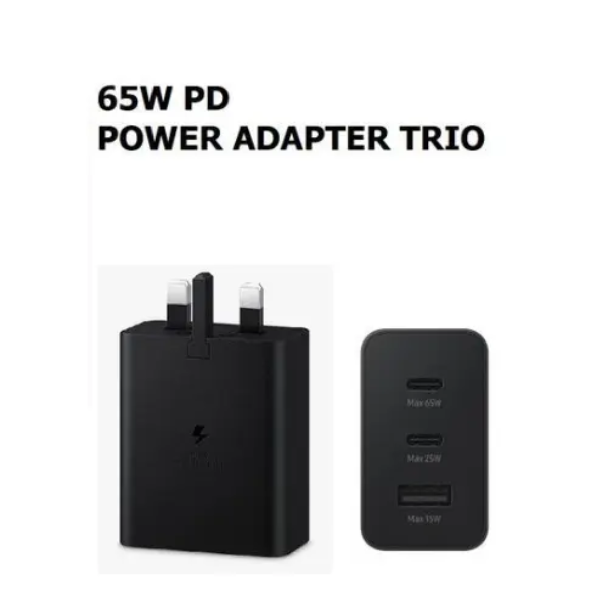Samsung 65W Power Adapter Trio With 3 ports