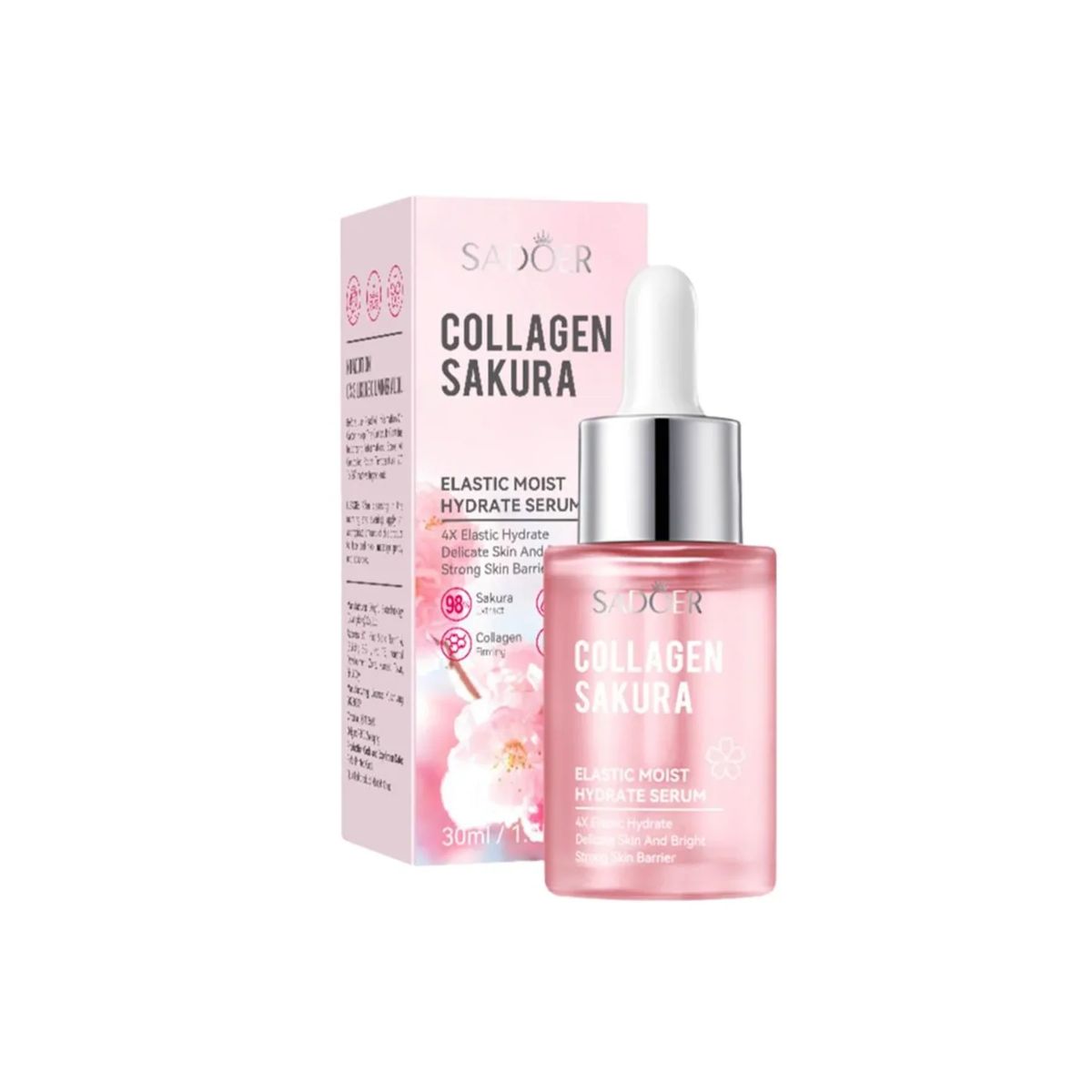 Glow Beauty Cherry Blossoms Collagen Skincare Face Serums,for Hydrating Moisturize Oil Control Products For Women Cherry Blossom Essence For Dry And Oily Skin