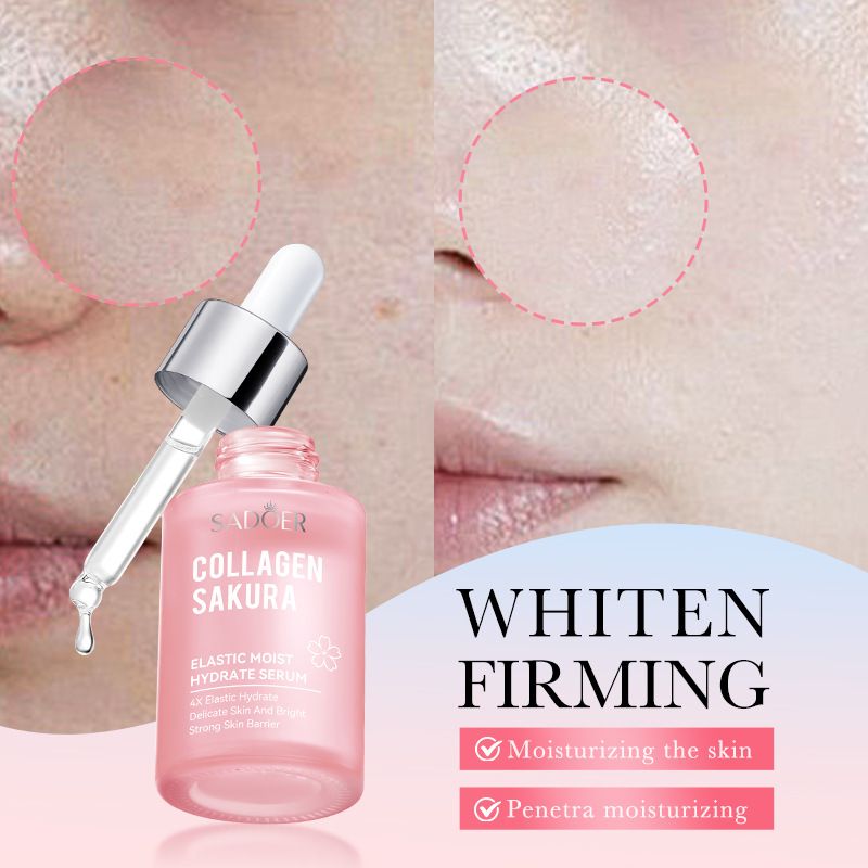 Glow Beauty Cherry Blossoms Collagen Skincare Face Serums,for Hydrating Moisturize Oil Control Products For Women Cherry Blossom Essence For Dry And Oily Skin