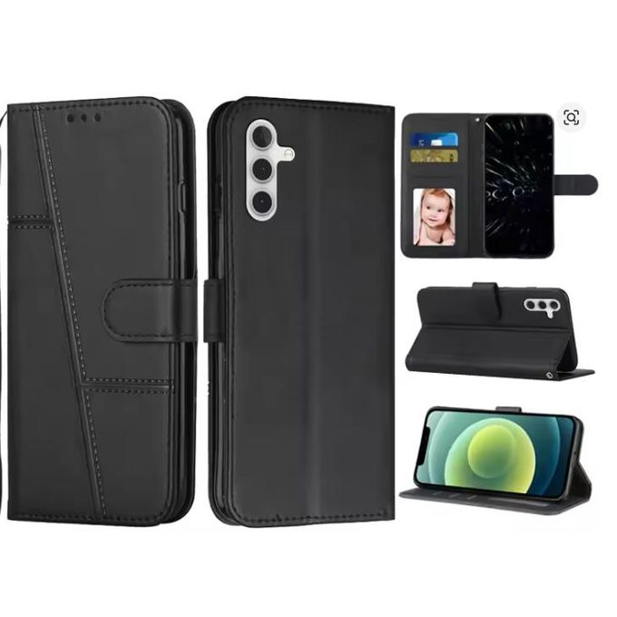 Galaxy A26 Case Premium Leather Wallet Case - 360Â° Full Protection, Built-In Kickstand, Genuine Leather, Magnetic Closure, Premium Flip Cover, Wallet Case