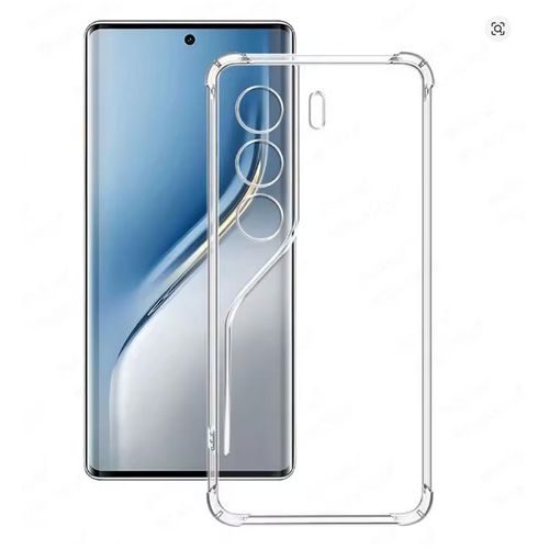 Camon 40 Pro Back Cover Luxury Transparent, Clear And Colorless with Steel Film Shockproof Protection Phone Case/ cove