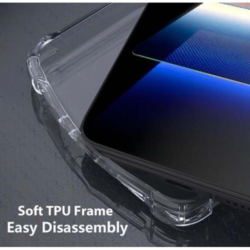 Camon 40 Pro Back Cover Luxury Transparent, Clear And Colorless with Steel Film Shockproof Protection Phone Case/ cove