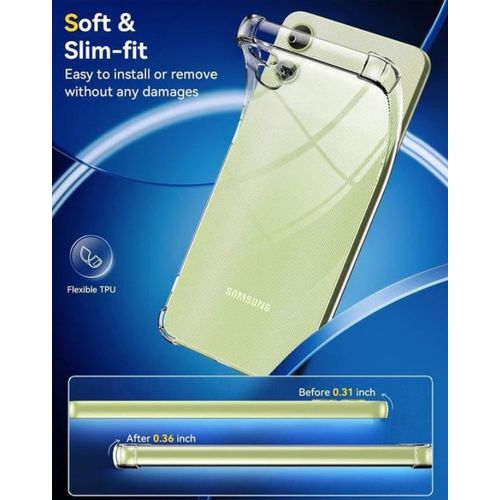 Galaxy A06 Clear, Transparent, Colorless Premium Heavy Protection Phone Case/ Cover