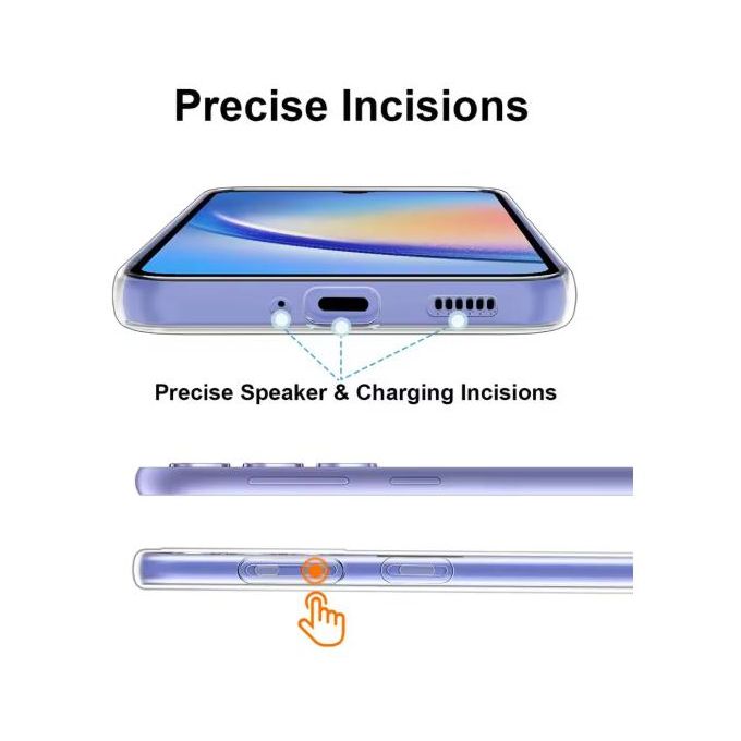 Samsung Galaxy A16 Back Cover Clear, Transparent, Colorless Premium Comfortable Grip Phone Case/ Cover