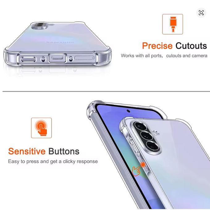 Samsung Galaxy A26 TPU Clear, Transparent, Colorless Premium Heavy Protection Phone Case/ Cover