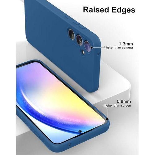 Samsung Galaxy M55 Blue Original Unique Silicone Case/cover