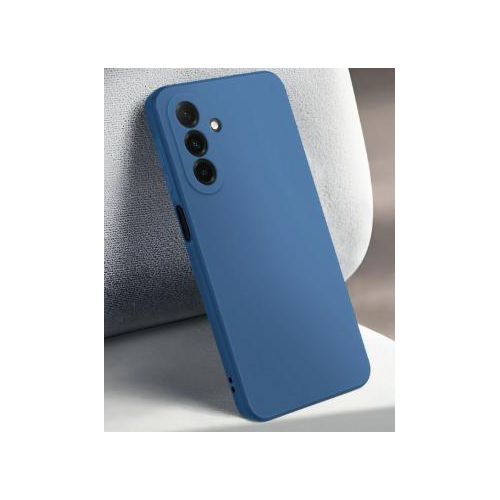 Samsung Galaxy M55 Blue Original Unique Silicone Case/cover