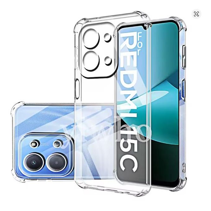 XIAOMI Redmi 15C Back Cover Transparent, Clear And Colorless With Unique And Stylish Heavy Duty Protection Phone Case/ Cover