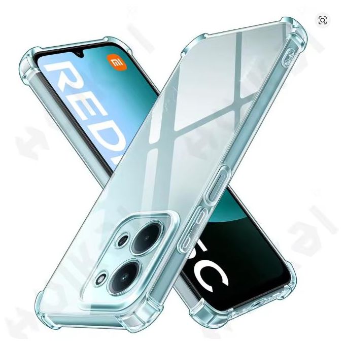 XIAOMI Redmi 15C Back Cover Transparent, Clear And Colorless With Unique And Stylish Heavy Duty Protection Phone Case/ Cover