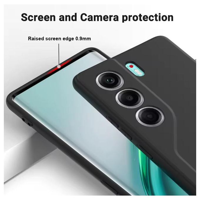 Tecno Camon 40 Pro Cover Original Premium Silicone Black Heavy Duty Phone Case/ Back Cover