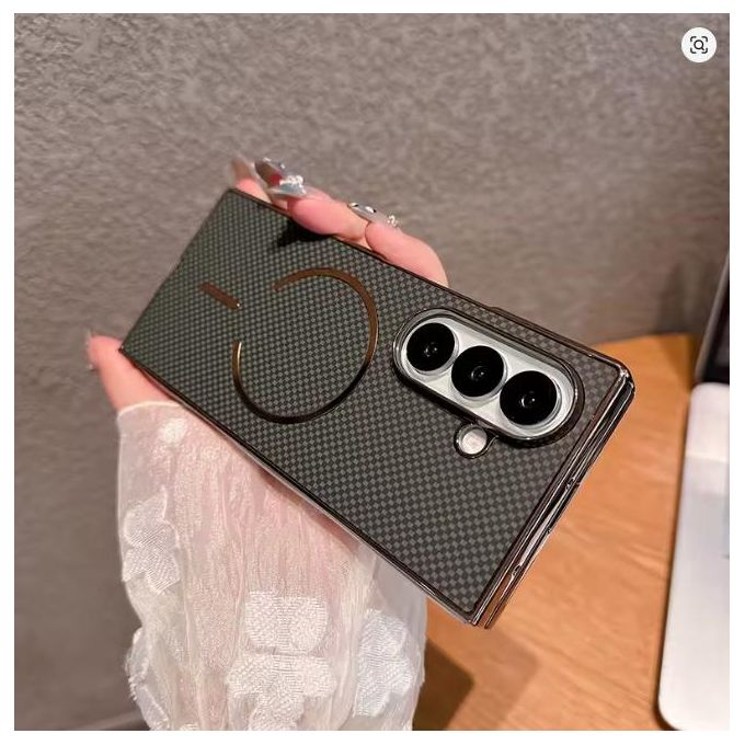 Samsung Galaxy Z Fold 6 Cover Luxury Ultra Magnetic Case with Steel Film Shockproof Protection Phone Case/ cover