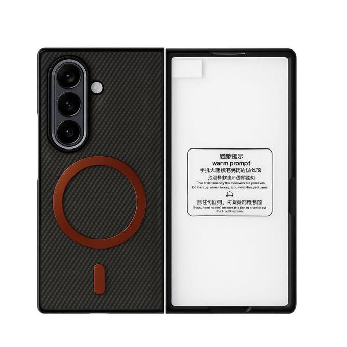 Samsung Galaxy Z Fold 6 Cover Luxury Ultra Magnetic Case with Steel Film Shockproof Protection Phone Case/ cover