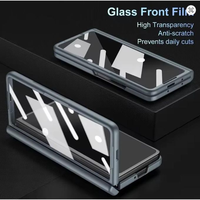 Samsung Galaxy Z Fold 6 Cover Luxury Ultra Magnetic Case with Steel Film Shockproof Protection Phone Case/ cover