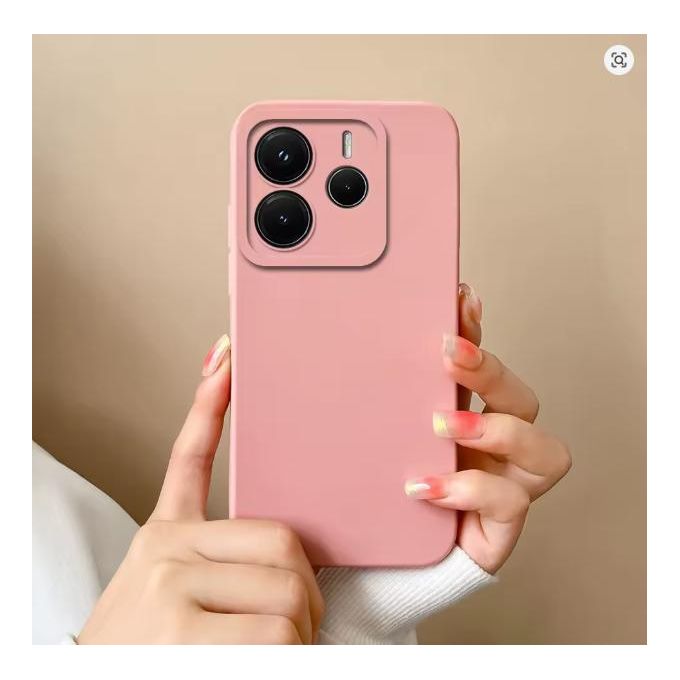 XIAOMI Redmi Note 14 Cover Pink Premium Silicone Heavy Duty Protection Phone Case/ Cover