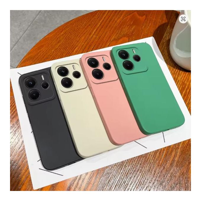 XIAOMI Redmi Note 14 Cover Pink Premium Silicone Heavy Duty Protection Phone Case/ Cover